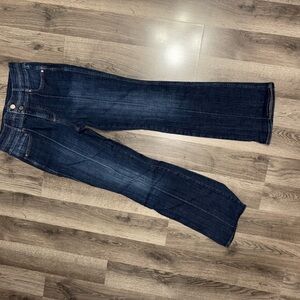 White House Black Market Dark Blue Straight Leg Jeans